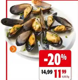 Colruyt Mussels aanbieding