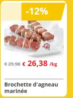 Renmans Brochette d'agneau marinée aanbieding