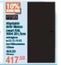 Cevo Algeleide deur Monza zwart RAL 9004 aanbieding