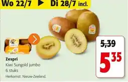 Colruyt Zespri Kiwi Sungold jumbo aanbieding