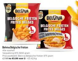 Jumbo Belviva Belgische frieten aanbieding