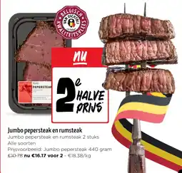 Jumbo Jumbo pepersteak en rumsteak aanbieding