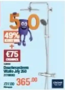 Cevo Douchesysteem Vitallo Joy 250 aanbieding