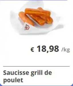 Renmans Saucisse grill de poulet aanbieding