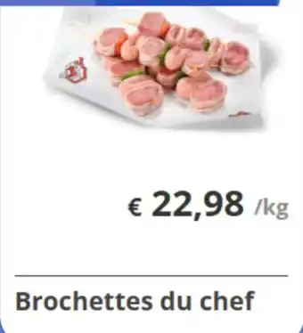Brochette du chef