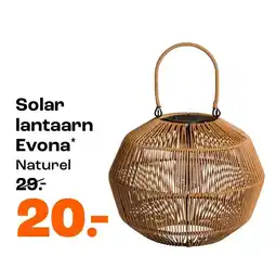 Kwantum Solar lantaarn Evona* aanbieding