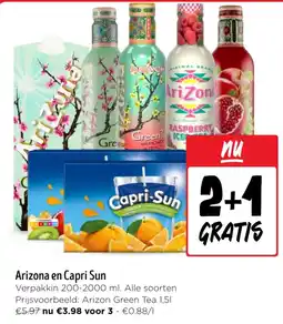 Jumbo Arizona en Capri Sun aanbieding