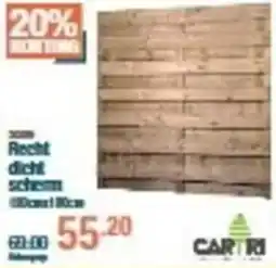 Cevo Recht dicht scherm aanbieding