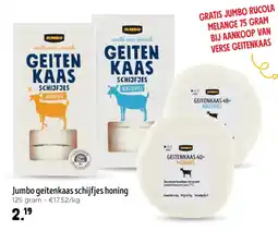 Jumbo Jumbo geitenkaas schijfjes honing aanbieding