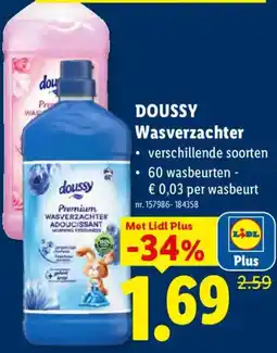 Lidl DOUSSY Wasverzachter aanbieding