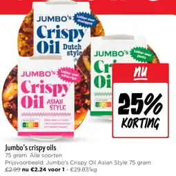 Jumbo Jumbo's crispy oils aanbieding