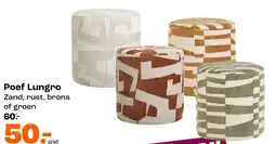 Kwantum Poef Lungro aanbieding