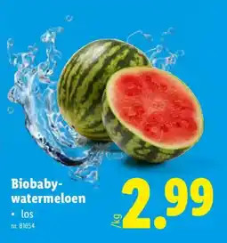 Lidl Biobaby-watermeloen aanbieding
