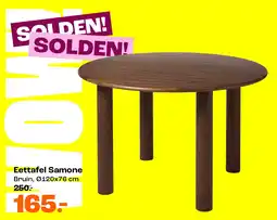 Kwantum Eettafel Samone aanbieding