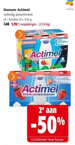 Colruyt Danone Actimel aanbieding