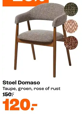 Kwantum Stoel Domaso aanbieding