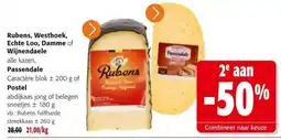 Colruyt Rubens, Westhoek, Echte Loo, Damme of Wijnendaele aanbieding