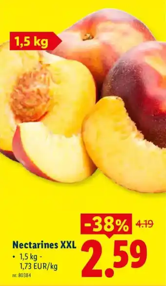 Lidl Nectarines XXL aanbieding