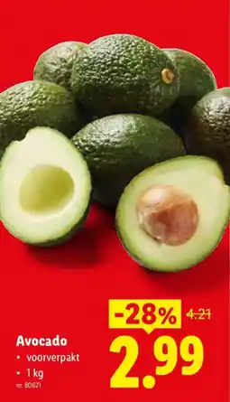 Lidl Avocado aanbieding
