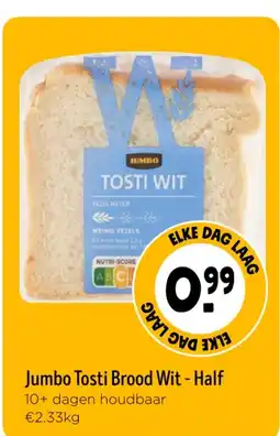 Jumbo Jumbo Tosti Brood Wit - Half aanbieding