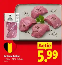 Lidl Kalfsmedaillon aanbieding