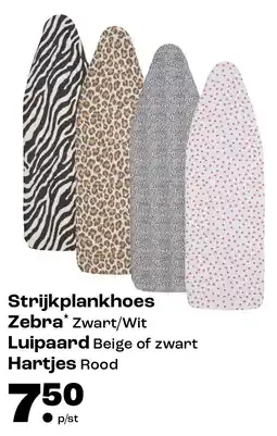 Kwantum Strijkplankhoes Zebra aanbieding