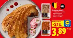 Lidl Gemarineerd spek aanbieding