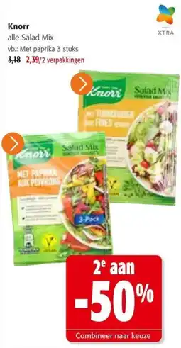 Colruyt Knorr alle Salad Mix aanbieding