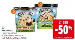 Colruyt Ben & Jerry's volledig assortiment aanbieding