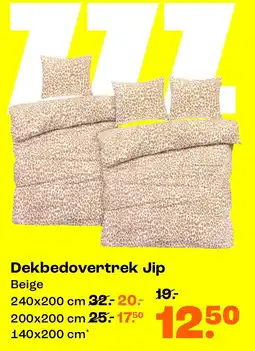 Kwantum Dekbedovertrek Jip aanbieding