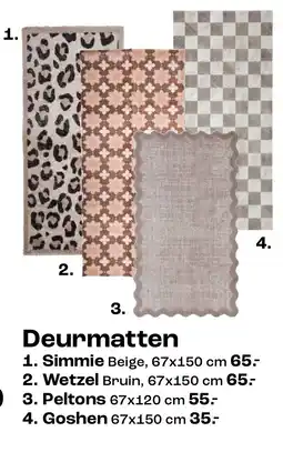 Kwantum Deurmatte aanbieding