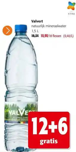 Colruyt Valvert natuurlijk mineraalwater aanbieding