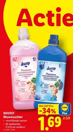 Lidl DOUSSY Wasverzachter aanbieding