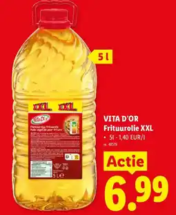 Lidl VITA D'OR Frituurolie XXL aanbieding