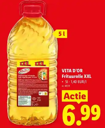 Lidl VITA D'OR Frituurolie XXL aanbieding