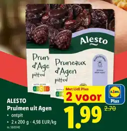 Lidl Pruimen uit Agen aanbieding