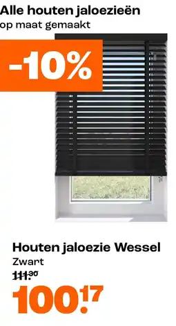 Kwantum Houten jaloezie Wessel aanbieding