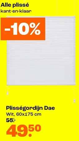 Kwantum Plisségordijn Dae aanbieding