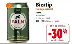 Colruyt Palm Amberbier aanbieding