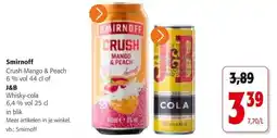Colruyt Smirnoff of J&B aanbieding