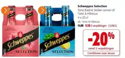 Colruyt Schweppes Selection aanbieding