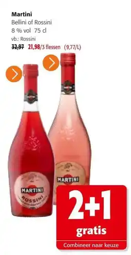 Colruyt Martini Bellini of Rossini aanbieding