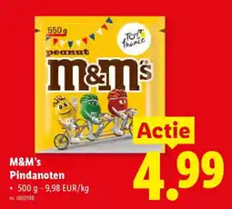 Lidl M&M's Pindanoten aanbieding
