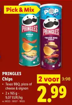 Lidl Pringles Chips aanbieding