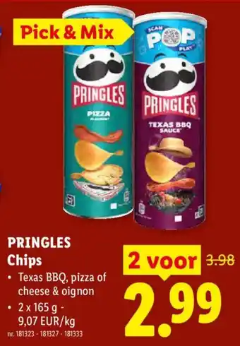 Lidl Pringles Chips aanbieding