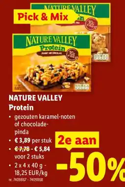 Lidl NATURE VALLEY Protein aanbieding