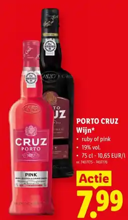 Lidl PORTO CRUZ Wijn* aanbieding