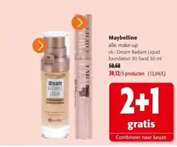 Colruyt Maybelline alle make-up aanbieding