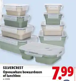 Lidl Opvouwbare bewaardozen of lunchbox aanbieding