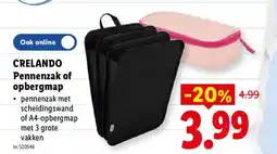 Lidl Pennenzak of opbergmap aanbieding
